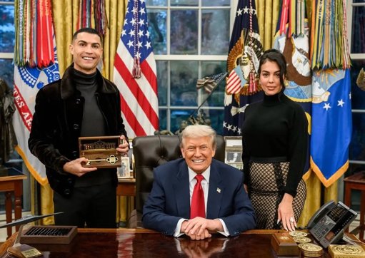 Cristiano Ronaldo Recebido por Donald Trump na Casa Branca