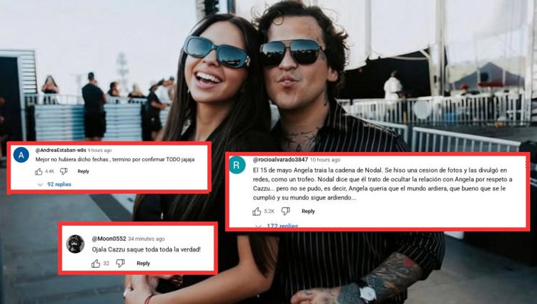 La relación de Christian Nodal y Ángela Aguilar desata controversia y debate sobre el "hate" en redes
