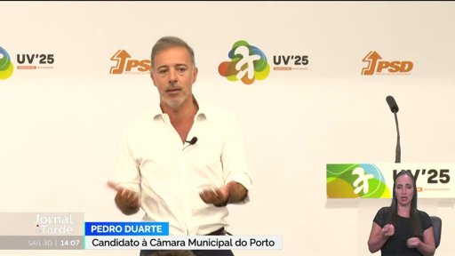 Candidato do PSD ao Porto, Pedro Duarte, pede reflexão sobre regionalização