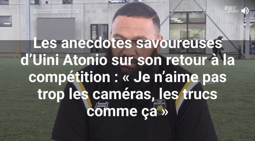 Uini Atonio de retour après six mois d'absence, un renfort de poids pour La Rochelle et le XV de France