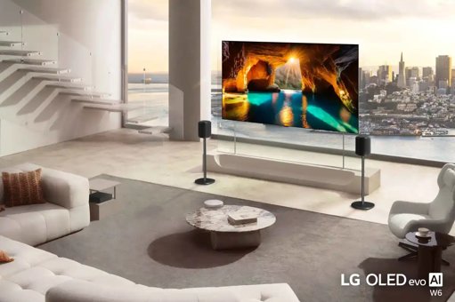 LG Recupera Conceito 'Wallpaper' com a TV OLED evo W6 Ultra-Fina e Sem Fios