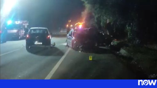 Colisão entre três carros e uma mota causa um morto na Póvoa de Varzim