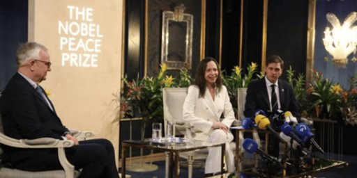 Machado denuncia que Venezuela está “invadida” por grupos criminales y terroristas