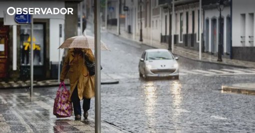 Todas as ilhas dos Açores sob aviso amarelo devido a previsão de chuva forte