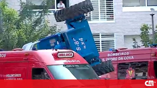 Queda de grua em Gondomar causa um morto e um ferido grave