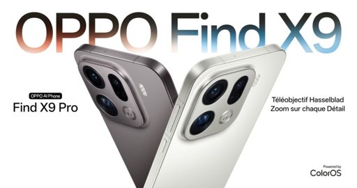 Oppo Find X9 : des batteries record et un appareil photo de 200 MP