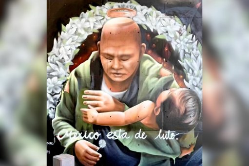 Mural en Iztapalapa rinde homenaje a Alicia Matías, la "abuela heroína" de la explosión