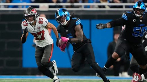 Lions vencen a Buccaneers en una noche marcada por la lesión de Mike Evans