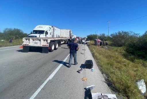 Tragedia carretera en Tamaulipas: mueren tres personas en choque múltiple