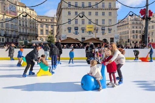 Festivités de Noël : une patinoire et une piste de luge gratuites sur le Vieux-Port
