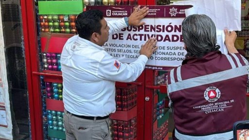 Protección Civil clausura tienda Waldo's en el centro de Culiacán por fallas de seguridad