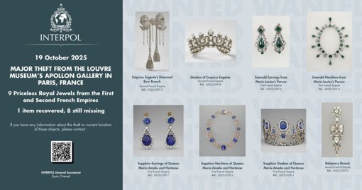 Cambriolage spectaculaire au Louvre : 88 millions d'euros de bijoux dérobés