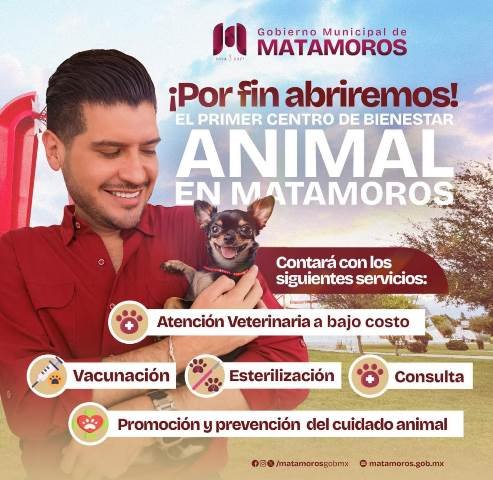 Matamoros Contará con su Primer Centro de Bienestar Animal