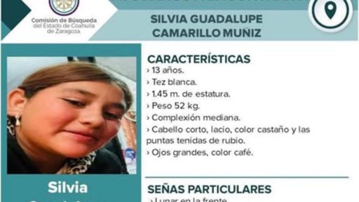 Hallan sin vida a Silvia Guadalupe, menor de 13 años desaparecida en Saltillo