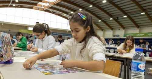 Jovem de nove anos de Santarém é campeã nacional de puzzles