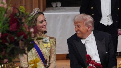 Donald Trump elogia a Kate Middleton y desaira a la reina Camilla durante visita de Estado