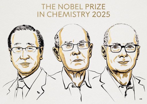 Nobel da Química 2025 premeia o desenvolvimento de "esponjas moleculares" com vastas aplicações