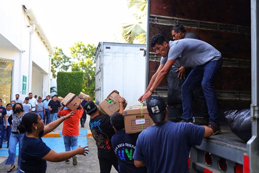 Ola de solidaridad nacional responde a inundaciones en Veracruz e Hidalgo