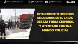 Ataque a jefe de seguridad de Amozoc tras operativo por jóvenes reclutados