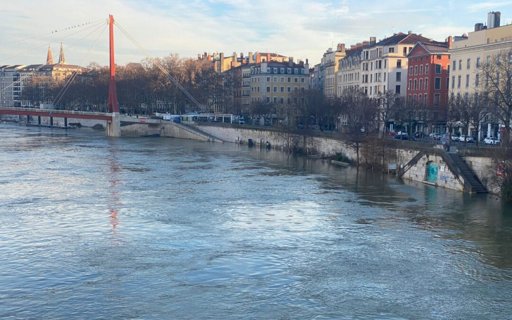 La Saône maintenue en vigilance jaune pour risque de crues à Lyon