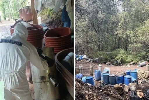 Semar desmantela en Durango un megalaboratorio del Cártel de Sinaloa