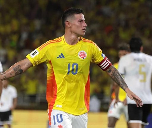 Susto en la 'Tricolor': James Rodríguez sufre un golpe en entrenamiento