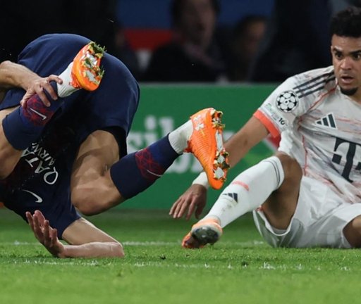 La expulsión de Luis Díaz y la lesión de Achraf Hakimi: una noche agridulce en París