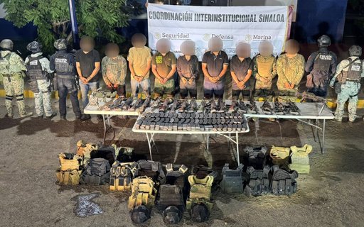 Operativo en Culiacán tras enfrentamiento deja cinco muertos y nueve detenidos