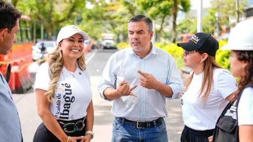Alcaldesa Johana Aranda supervisa personalmente obras clave de infraestructura en Ibagué