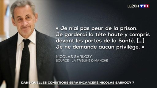 Nicolas Sarkozy se prépare à l'incarcération, des conditions de détention spécifiques prévues