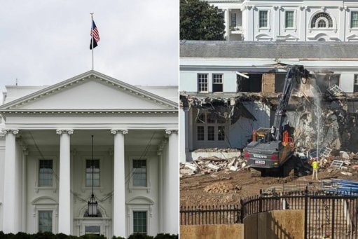 Trump ordena la demolición del Ala Este de la Casa Blanca para construir un salón de baile