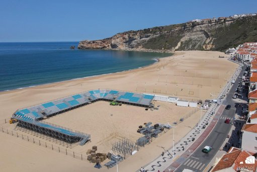 Interdição de banhos na Praia da Nazaré levantada após análises favoráveis