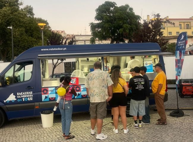 Food truck "Bacalhau da Noruega On Tour" presente nas Festas de La Salette