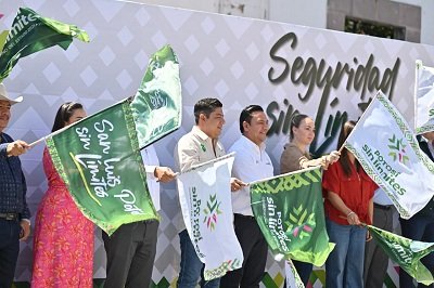 Gobierno de SLP refuerza seguridad en Matehuala y anuncia conexión carretera con Nuevo León