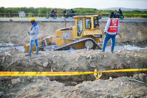 Avanza la construcción de la doble calzada Juan Mina, un corredor logístico clave para el Atlántico