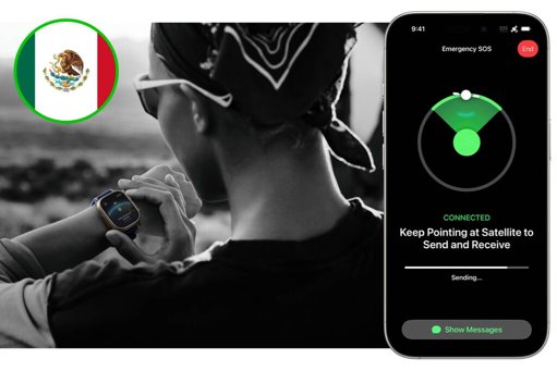 El servicio de Emergencia SOS vía satélite de Apple llegará a México a finales de 2025