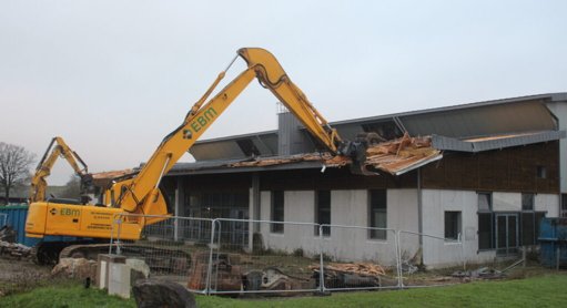 La démolition d'une salle à 2 millions d'euros jamais utilisée près de Nantes