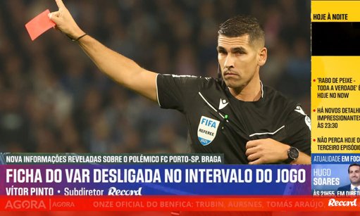 Polémica no FC Porto-Sp.
Braga: Villas-Boas reage a acusações e critica rivais