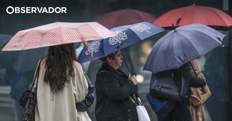 Aviso amarelo nos Açores devido a previsão de chuva forte