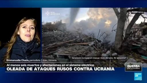 Rusia lanza ataques masivos contra la red energética de Ucrania