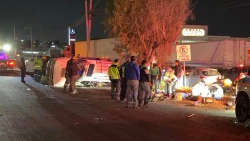Tragedia en la autopista México-Puebla: mueren una niña y un adulto en volcadura