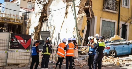 Desabamento de prédio em Lisboa deixa 16 desalojados e expõe fragilidade do edificado