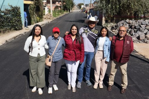 Alcaldesa de San Pedro Cholula cumple compromiso y rehabilita vialidad clave para jóvenes deportistas