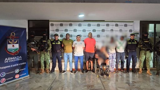 Tres miembros de la Armada capturados por nexos con red de narcotráfico en Tumaco