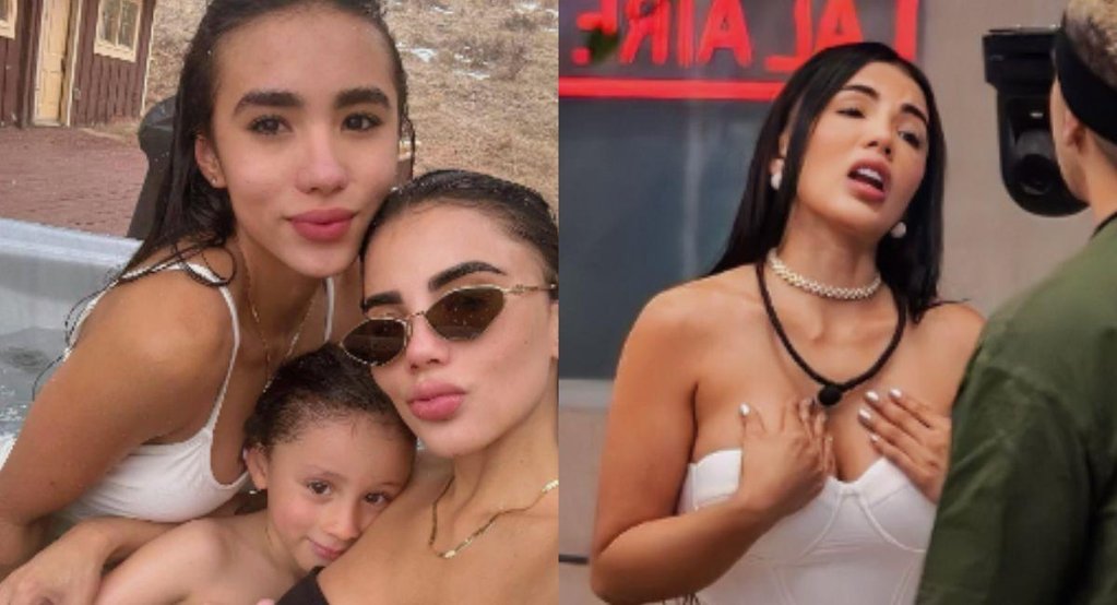 La vida familiar de la modelo Karina García en el centro de la controversia digital