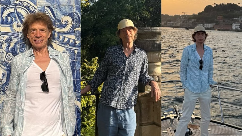 Mick Jagger Partilha Fotografias das Suas Férias em Portugal