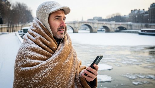 Paris et l'Île-de-France sous la menace d'un froid polaire et de chutes de neige