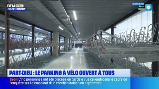 Mobilité douce : le parking à vélos de la Part-Dieu s'ouvre à tous les usagers