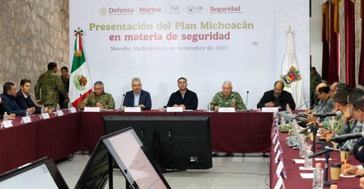 Gobierno federal refuerza el “Plan Michoacán” con despliegue de fuerzas y nuevas estrategias