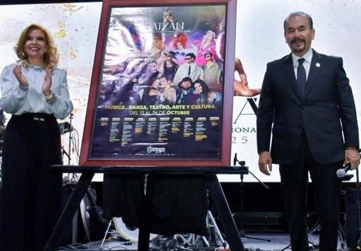 Anuncian cartel del Festival Internacional de las Artes Atzán 2025
